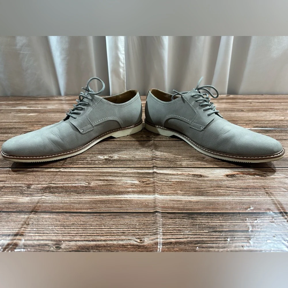 Tommy Hilfiger Men's Gray Lace Up Memory Foam Oxford - 11M
